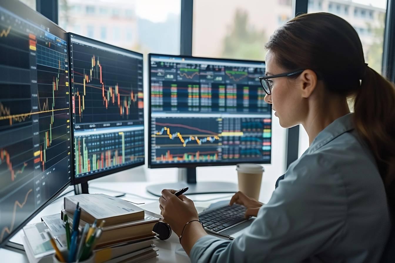 points pivots : représentation graphique des niveaux de support et résistance sur un graphique financier
