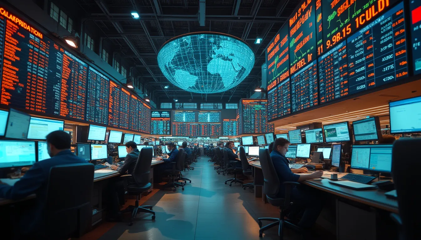 bourse : illustration montrant des graphiques boursiers et des symboles financiers