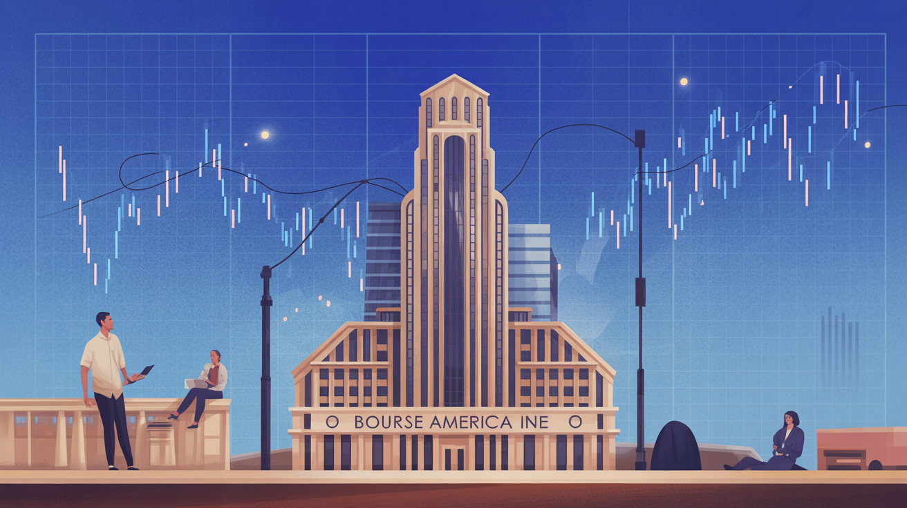 Bourse Americaine graphique financier