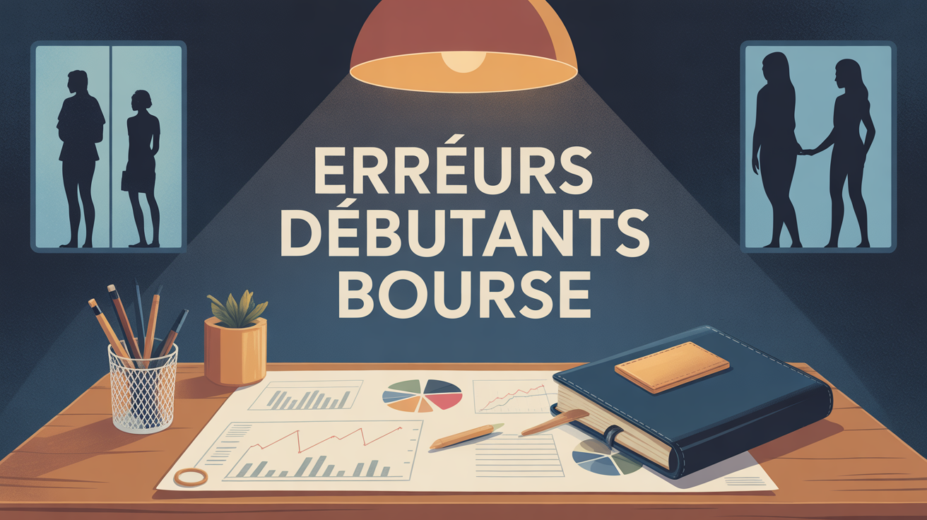 Table bourse, graphiques, boussole, erreurs debutants bourse