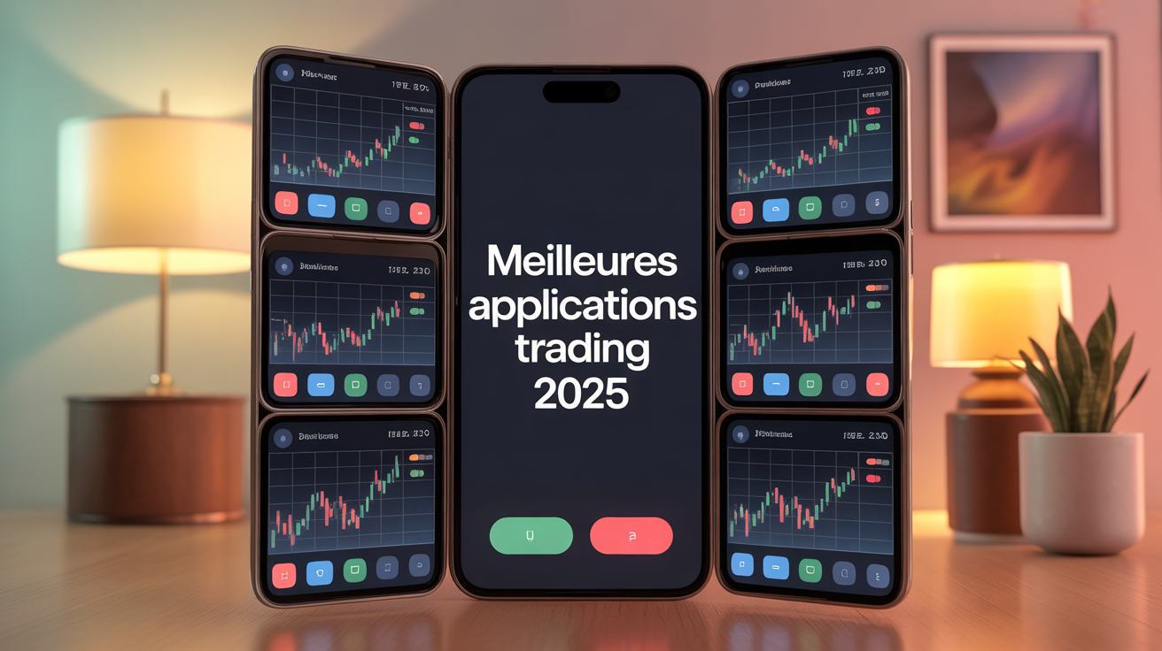 meilleures applications trading 2025 smartphone graphique