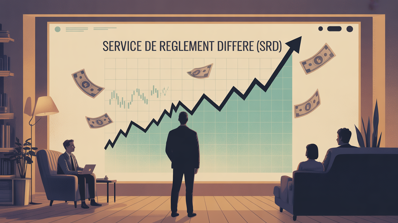 Service de Reglement Differe SRD graphique boursier