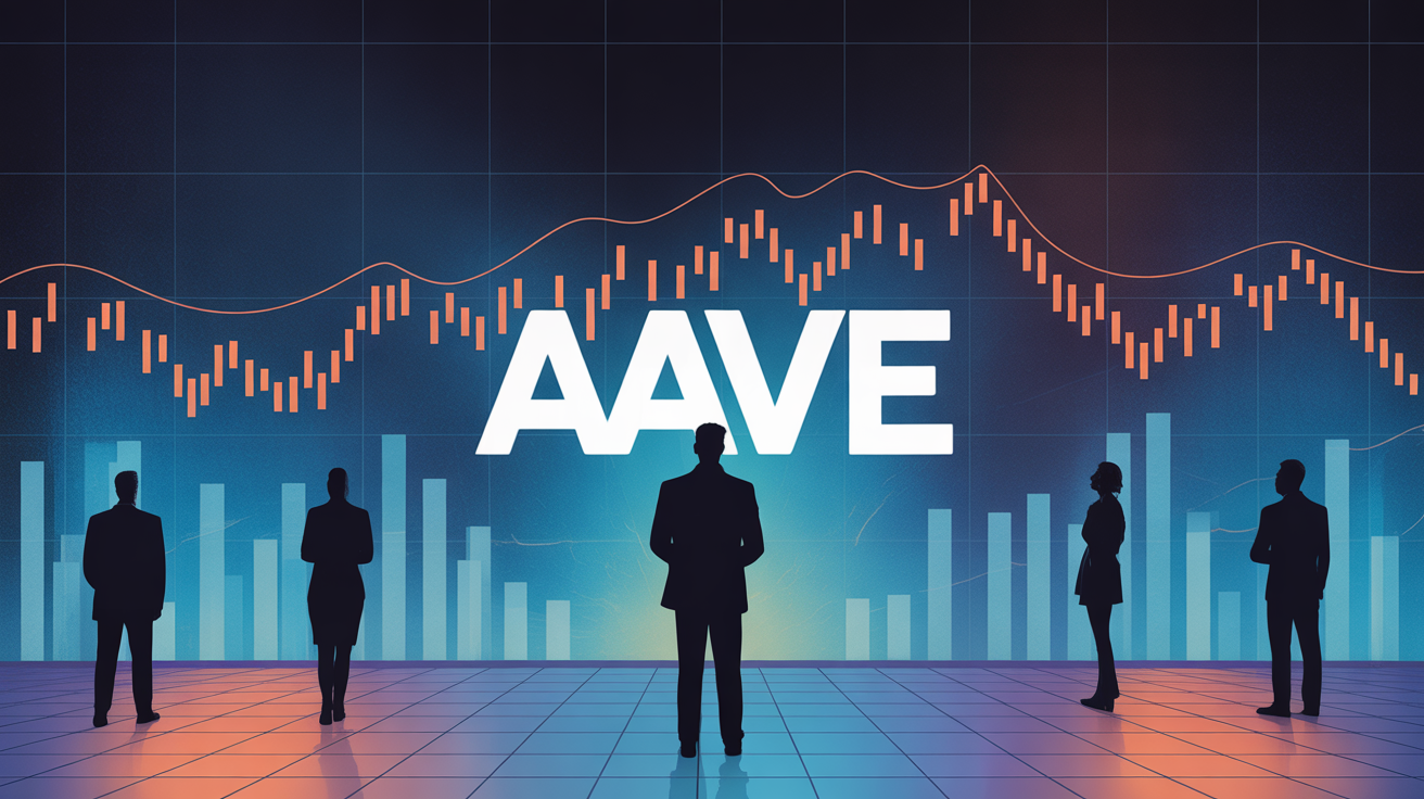Graphique AAVE supports résistances tendance crypto