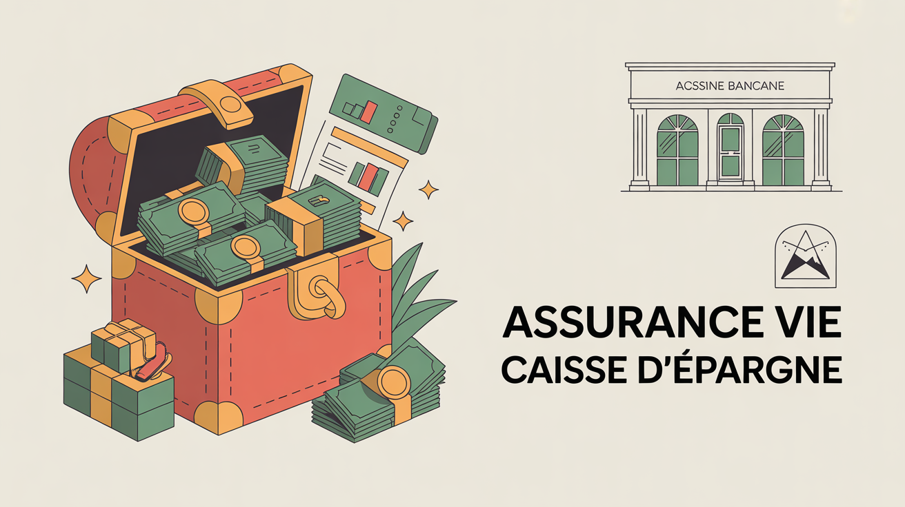 Illustration coffre fort assurance vie Caisse d'Epargne