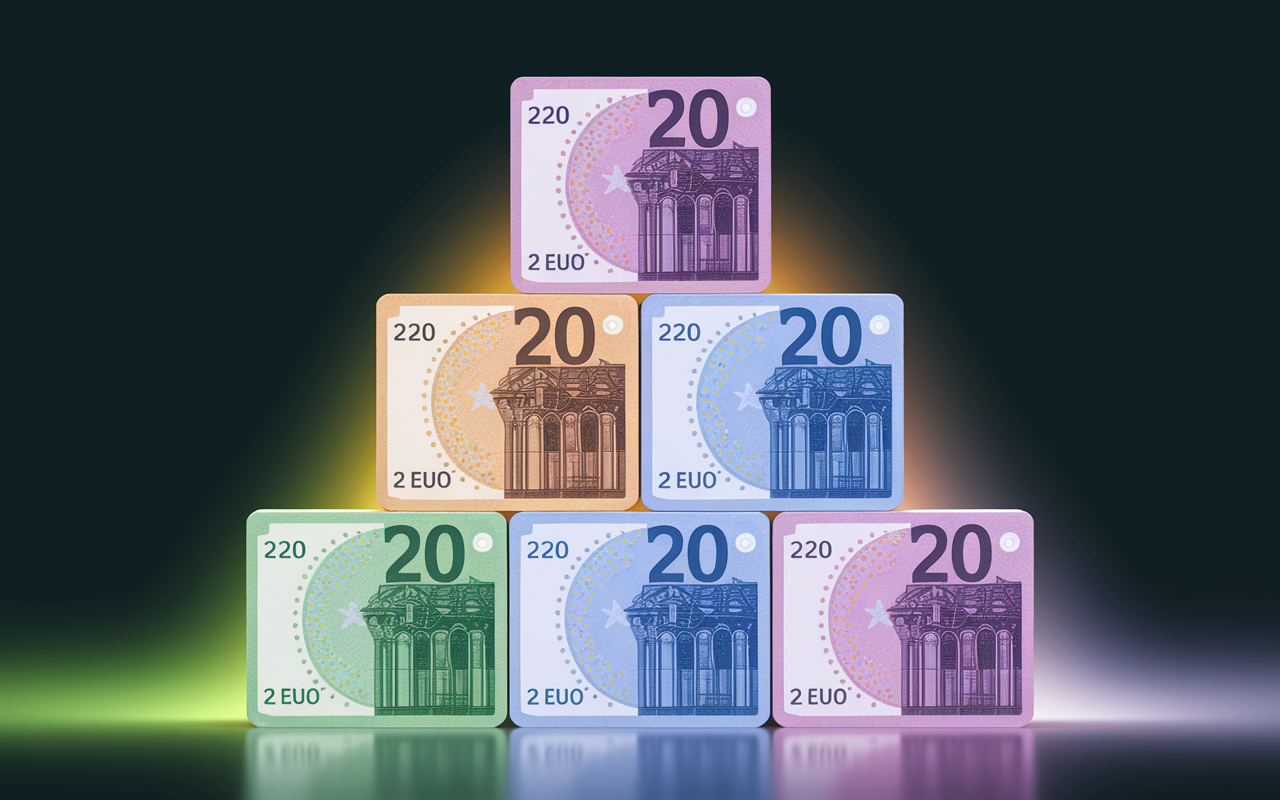 Pyramide pieces 2 euros 2022 rare valeur