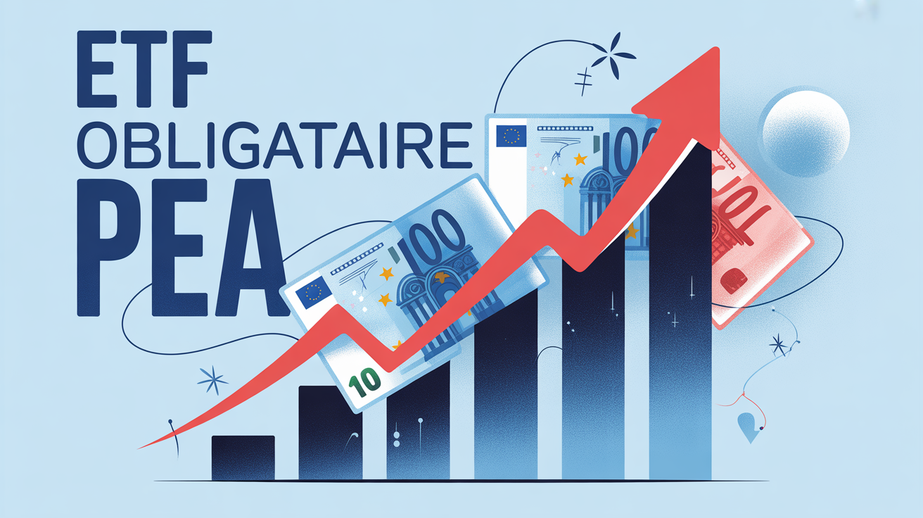 Graphique stylisé ETF Obligataire PEA euro