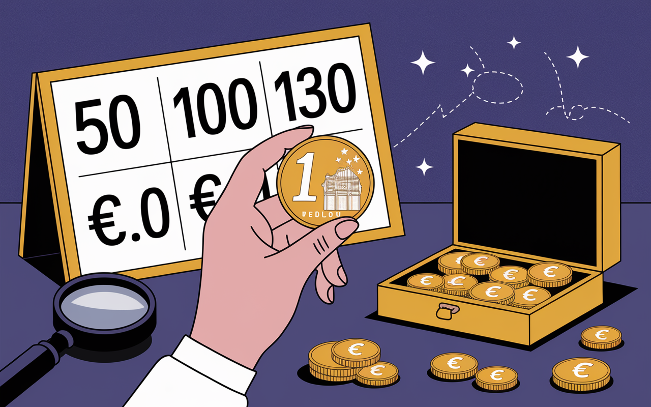 Recherche piece 1 euro rare valeurs mystere