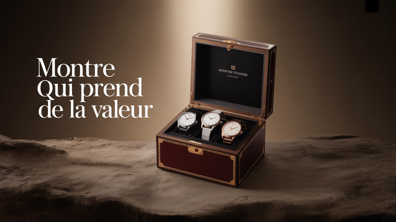 coffre luxe montre qui prend de la valeur
