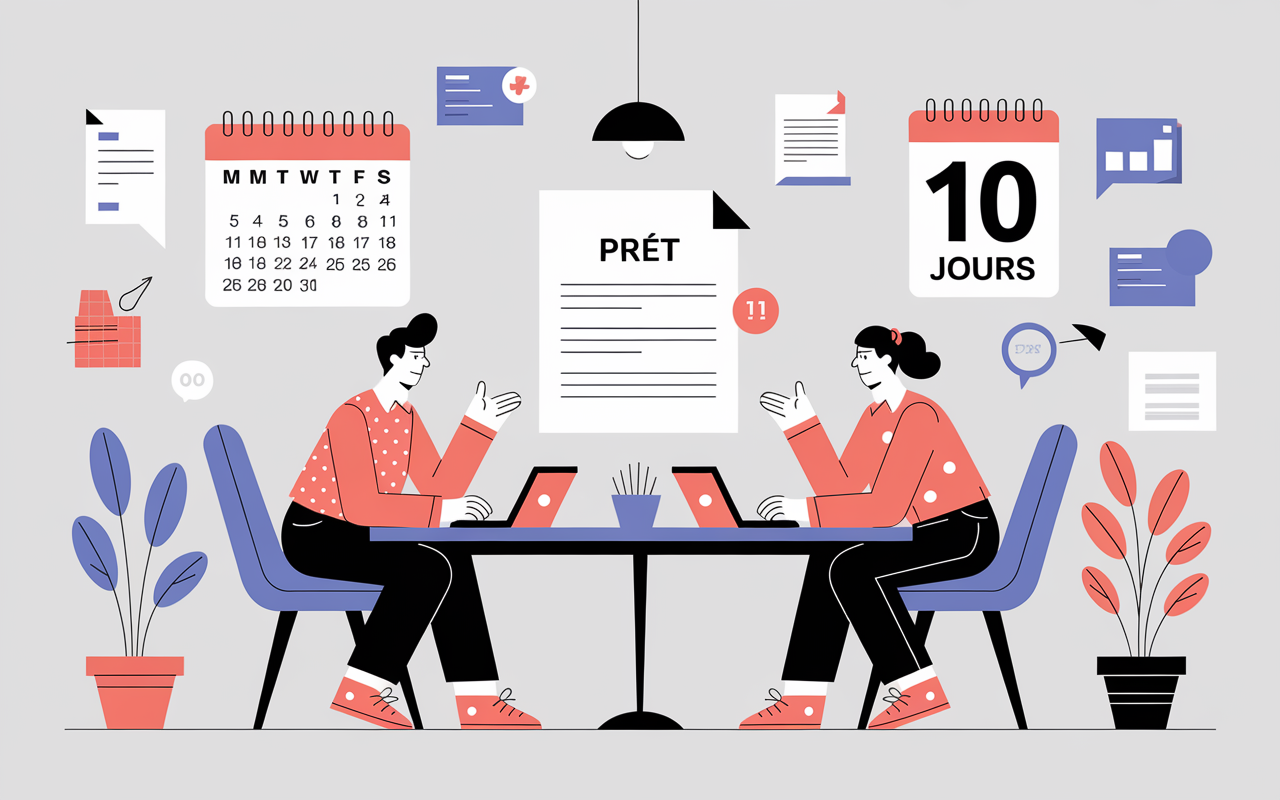 Discussion banque offre de pret immobilier delai