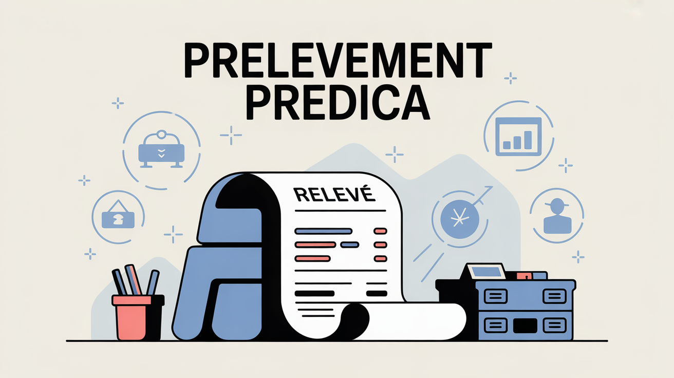 Illustration relevé bancaire prelevement Predica assurance vie