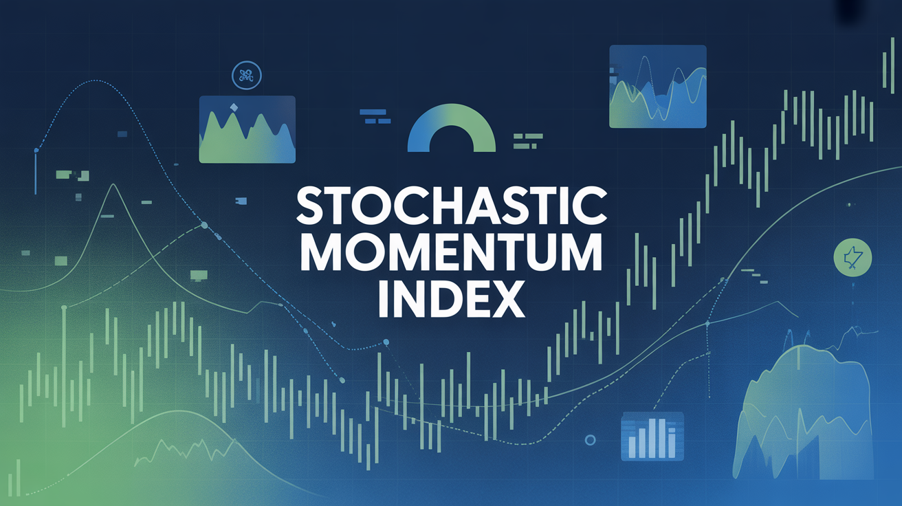 Graphique marche financier avec indicateur SMI