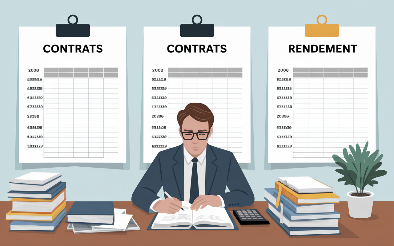 Tableau frais rendement assurance vie comparatif
