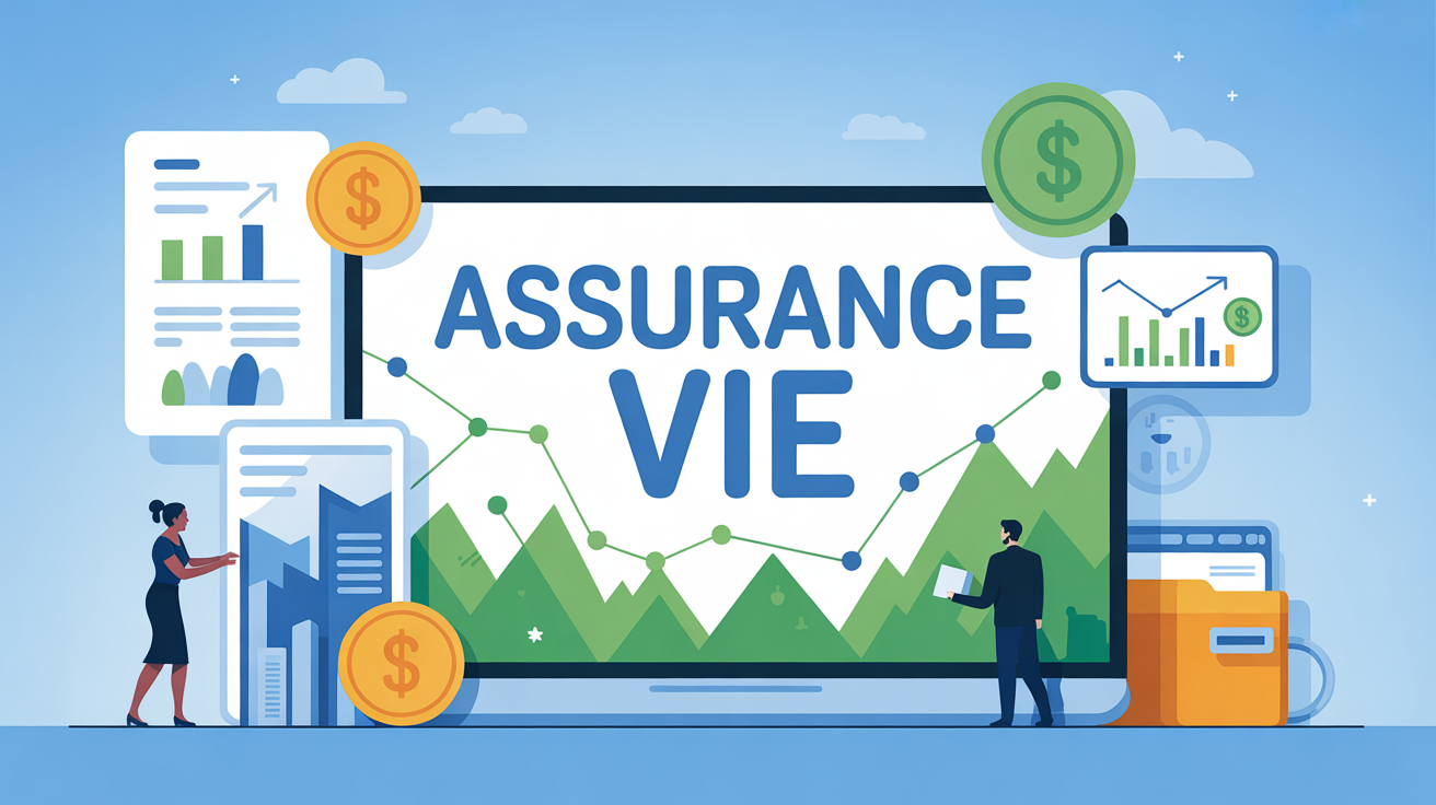 illustration digitale contrat assurance vie fortuneo vie sur ecran