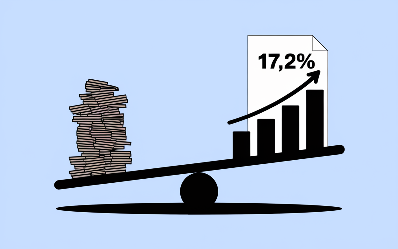 Avantage fiscal PEA 17,2 pourcent balance pièces document