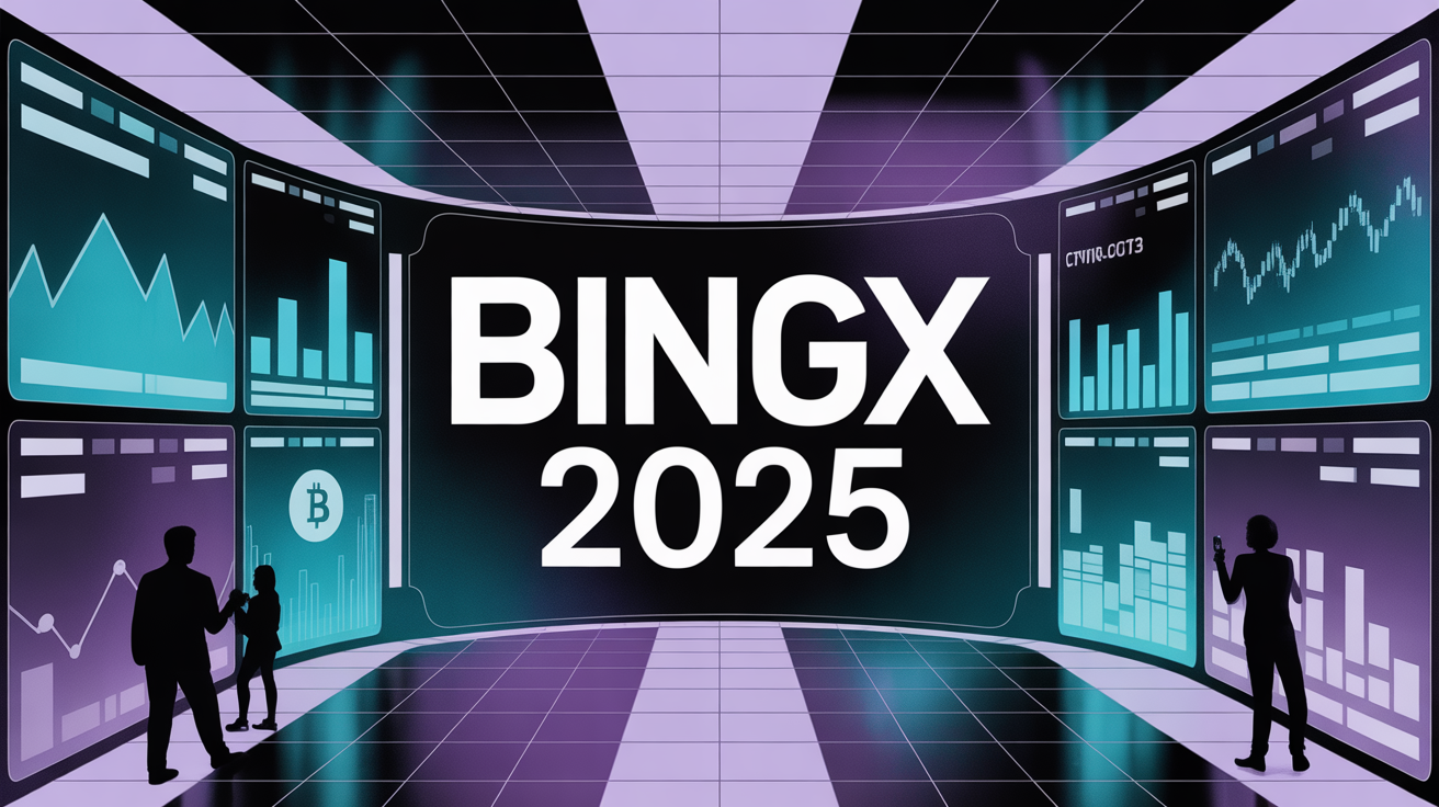 illustration BingX 2025 plateforme trading crypto sécurité innovation