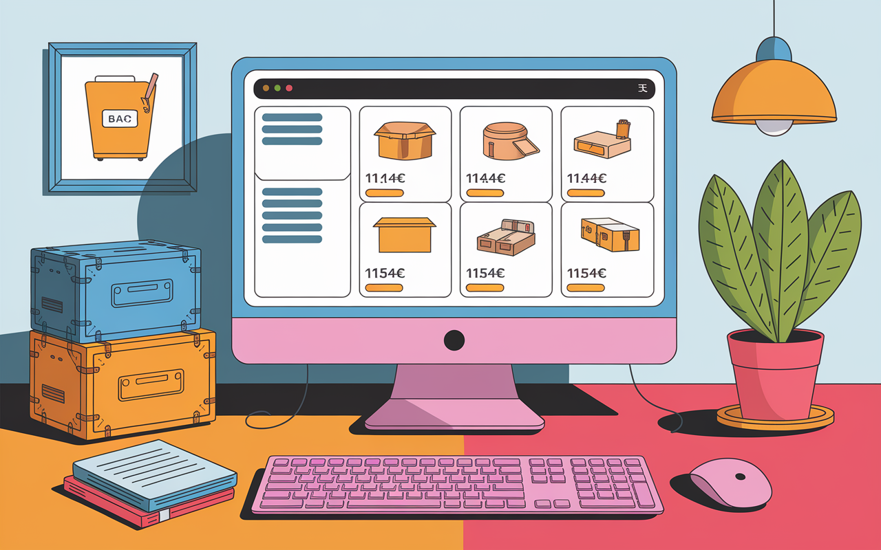 Achat caisse américaine pas cher prix bas ordinateur