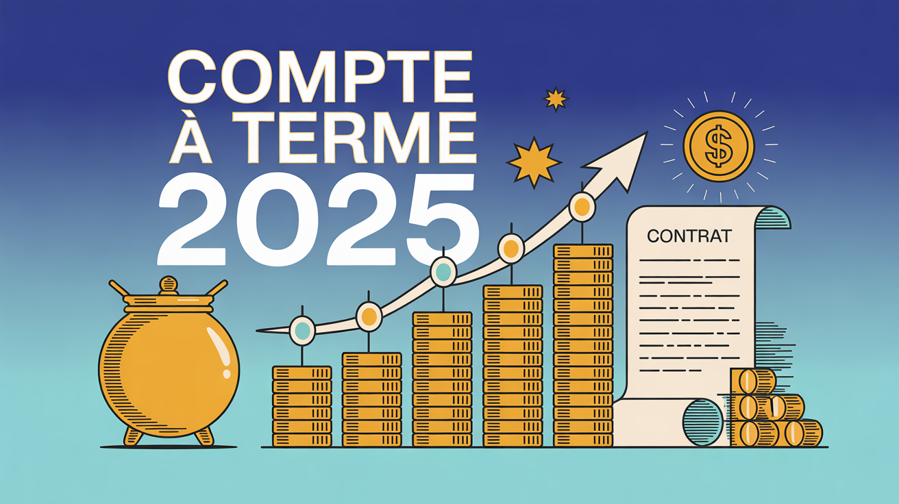 Illustration compte à terme 2025, rendement et sécurité