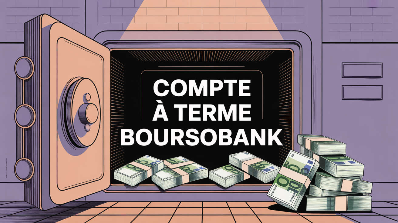 compte a terme boursobank illustration coffre-fort billets euros