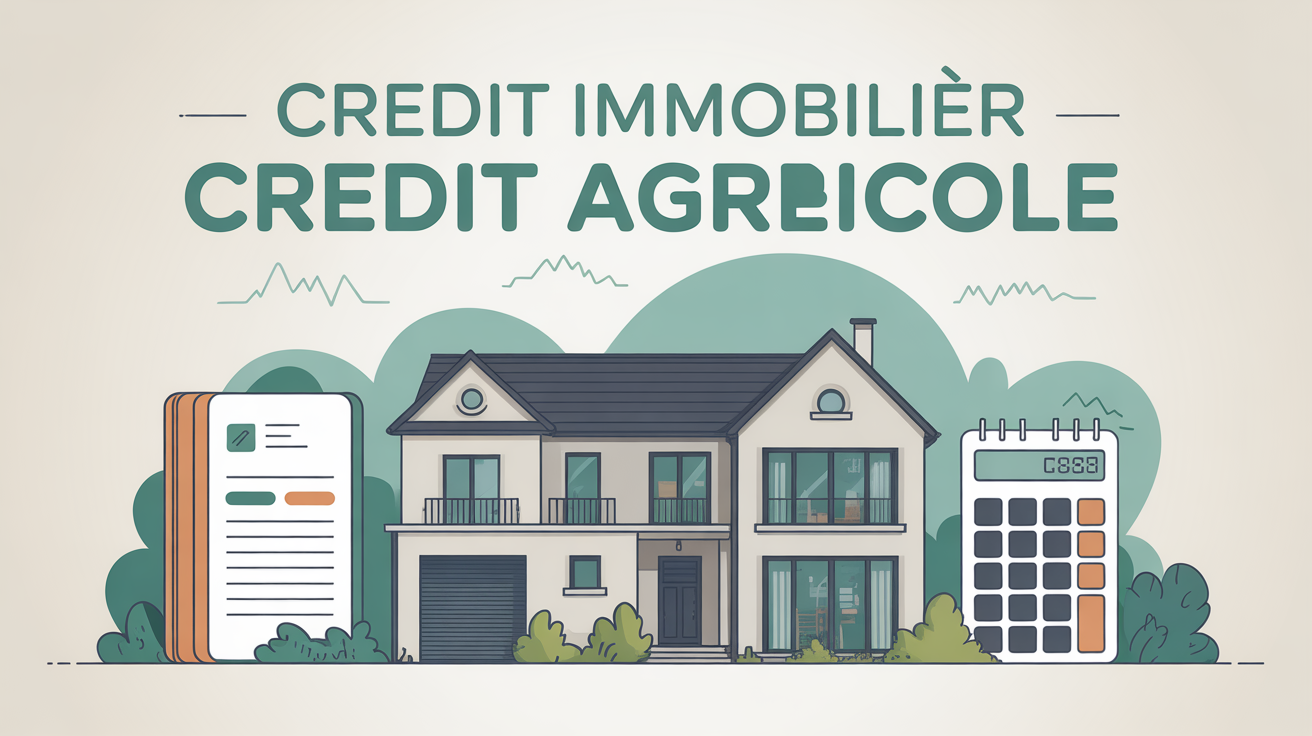 credit immobilier credit agricole illustration dossier et calendrier