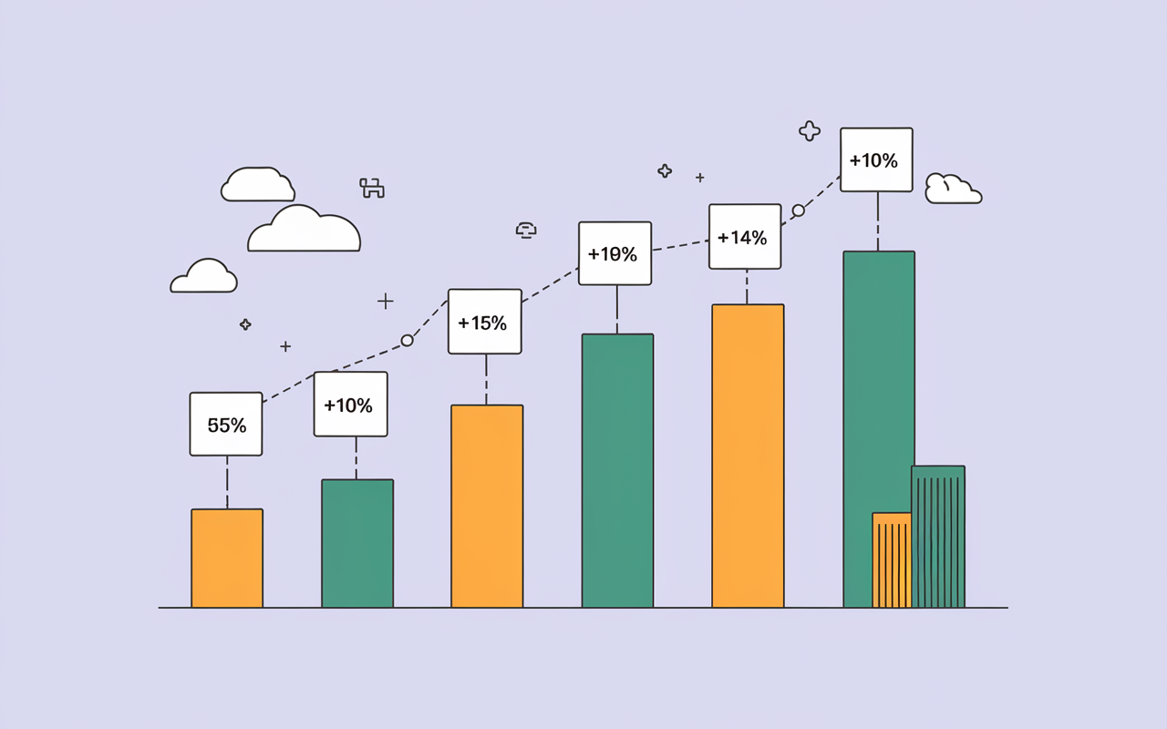 Graphique barres volatilité et rendement ETF BNP Paribas Easy