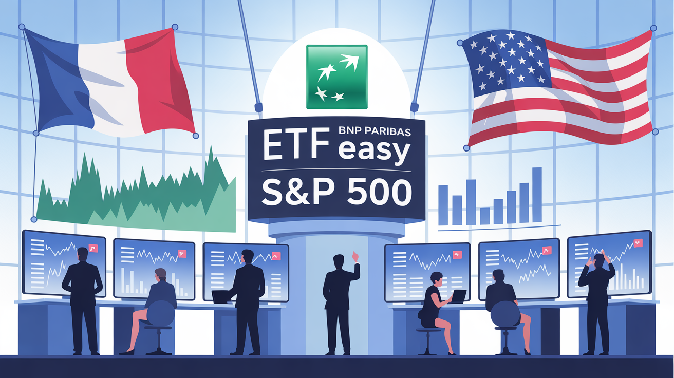 Illustration ETF BNP Paribas Easy S&P 500 place boursiere