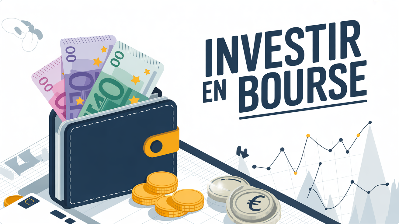 illustration portefeuille euro investir bourse