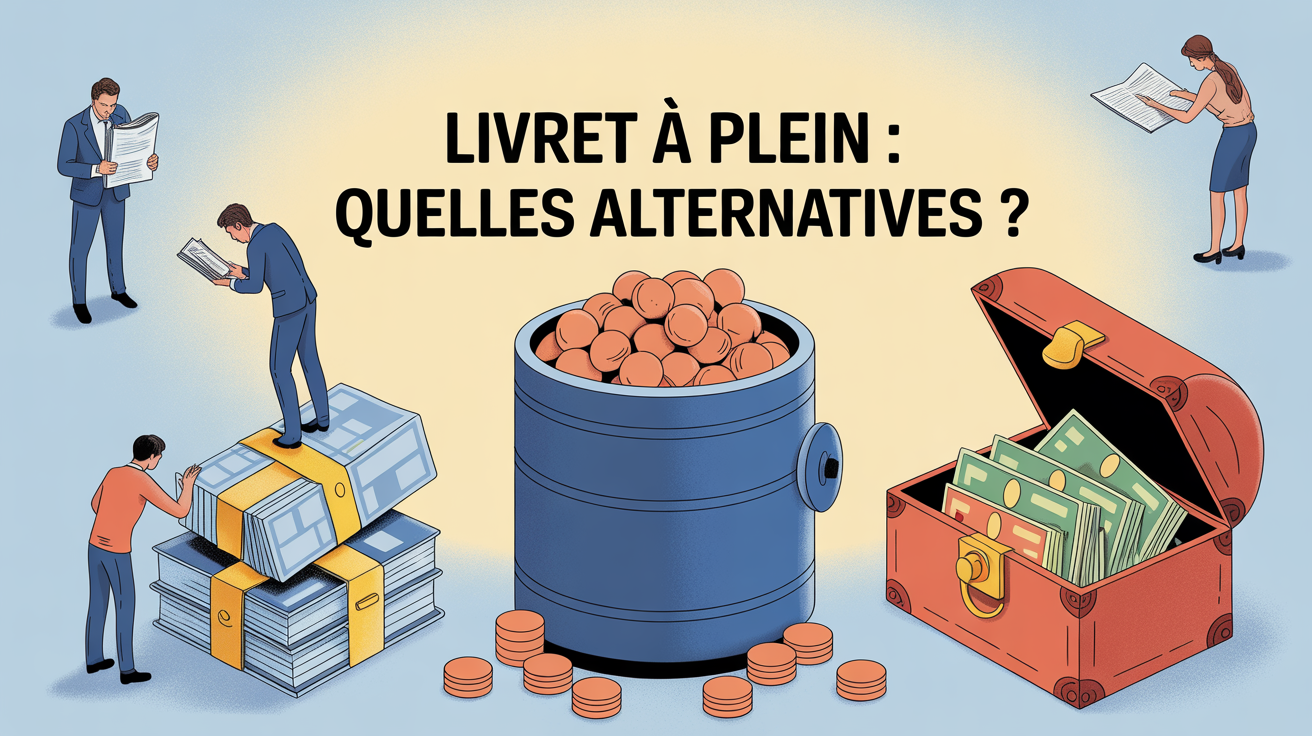 Image SEO tirelire pleine alternatives Livret A