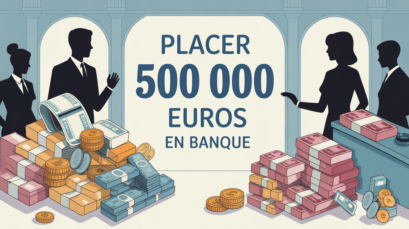 Visuel banque 500 000 euros pièces billets sécurité