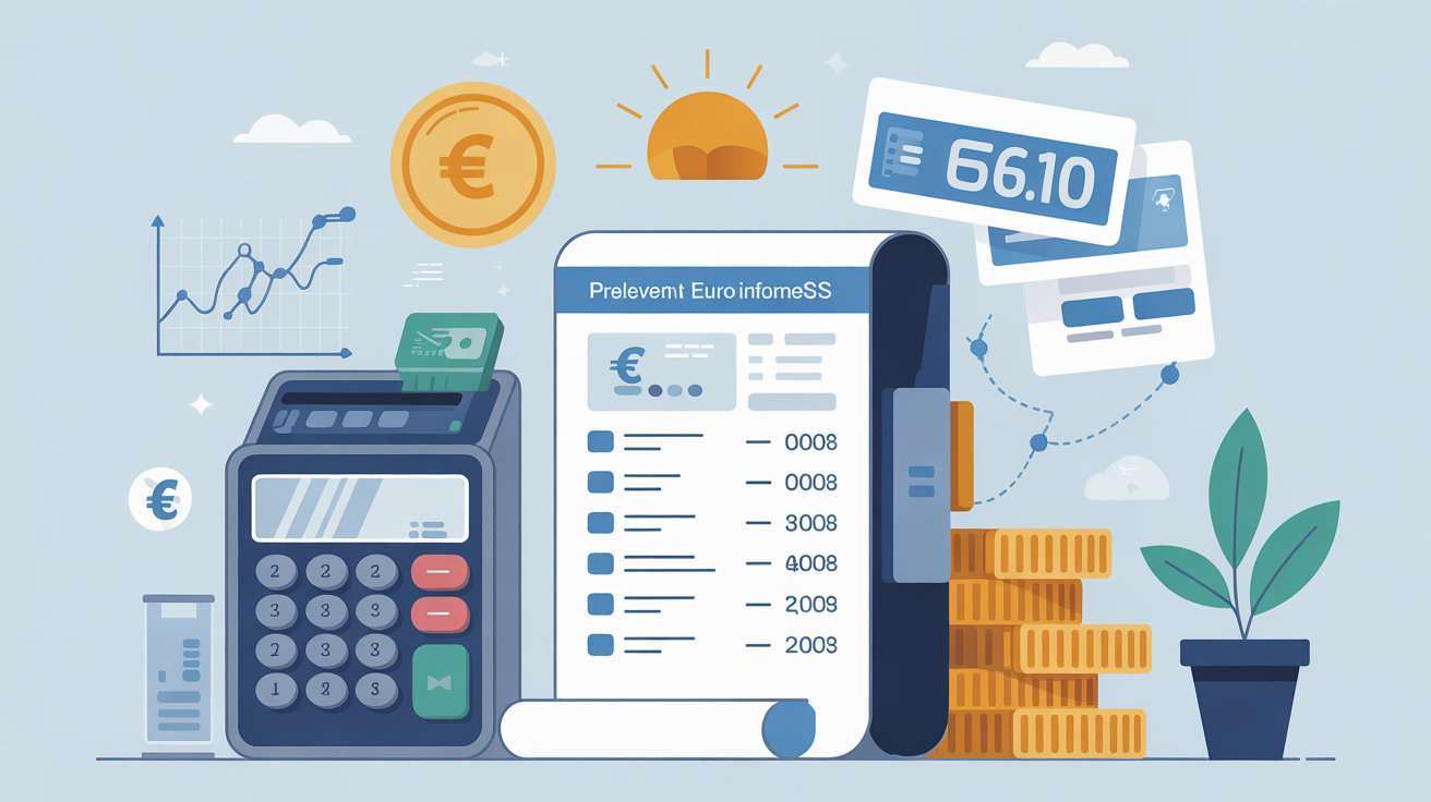 illustration prelevement euro information SAS relevé bancaire