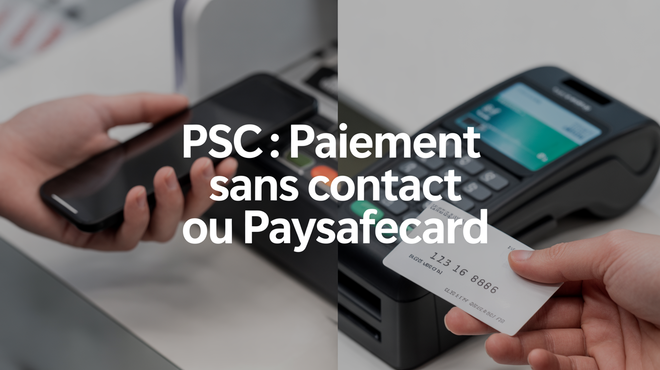 Image explication PSC Paiement Sans Contact ou Paysafecard
