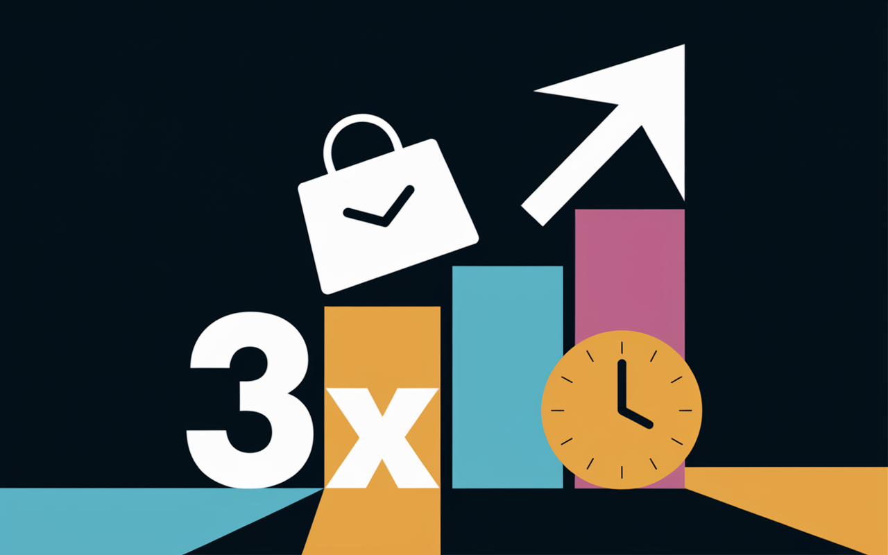 graphique croissance paiements b2b rapide