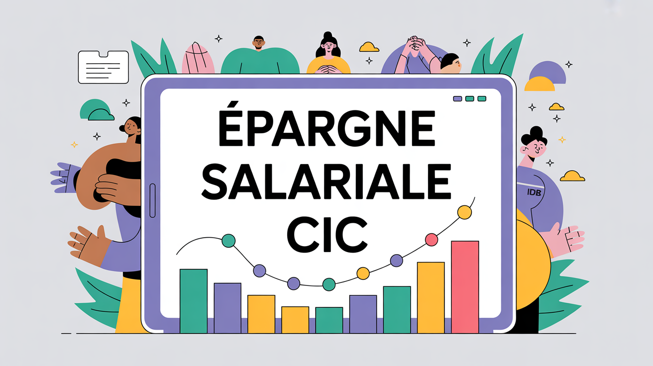 illustration epargne salariale cic tablette graphique