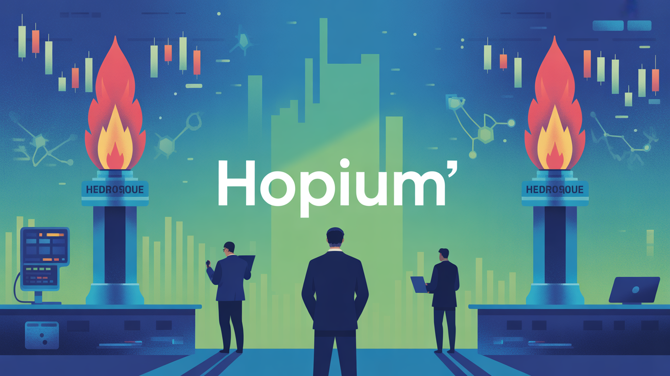 Hopium bourse hydrogene graphique