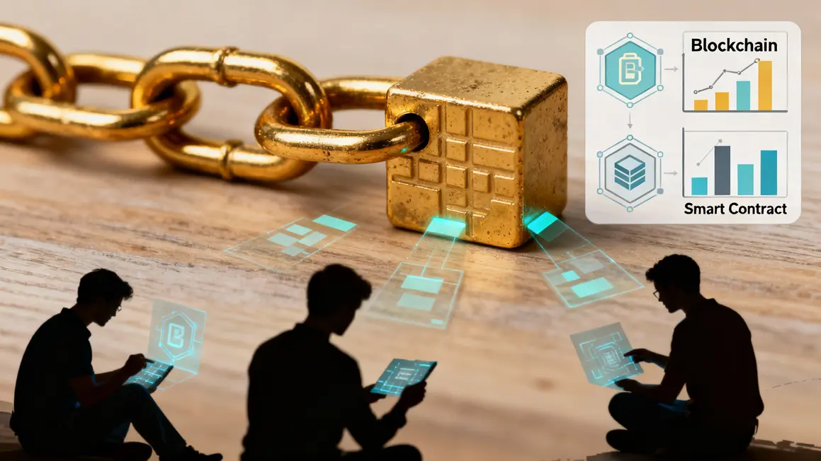 blockchain smart contract crypto pieces