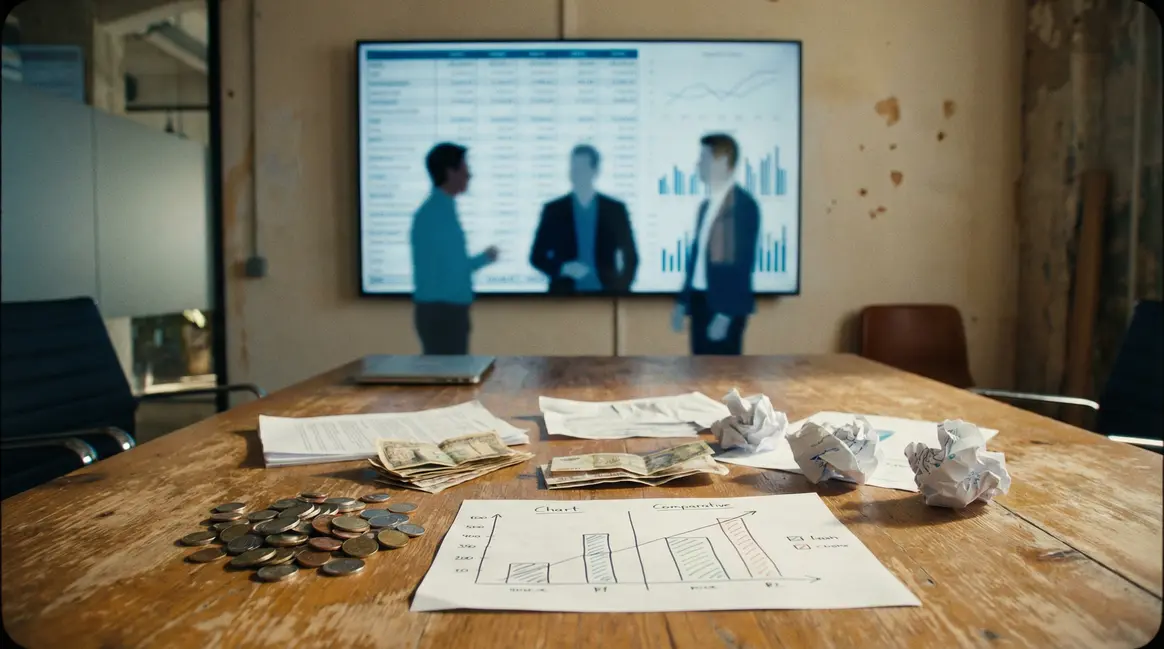 analyse placements financiers sur bureau moderne photo réaliste