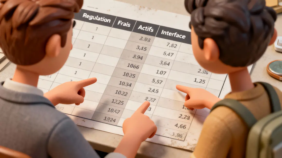 Infographie critères essentiels courtier en ligne