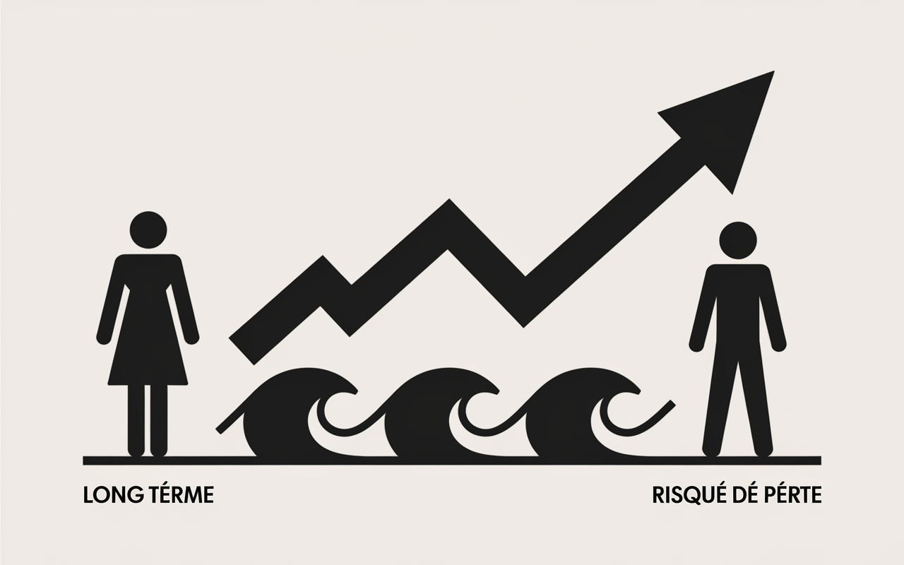 Graphique assurance vie unité de compte avantages risques volatilité