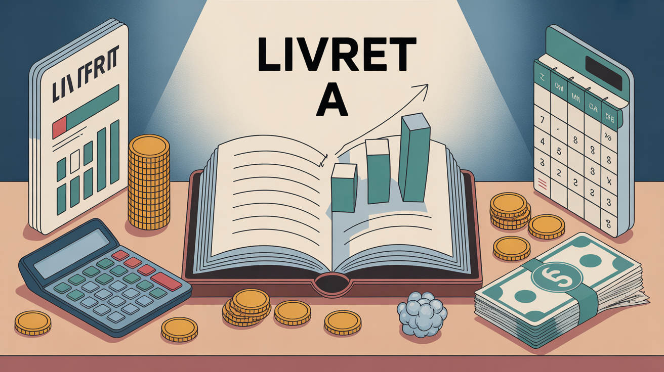 calculer les interet du livret a illustration livret billet piece