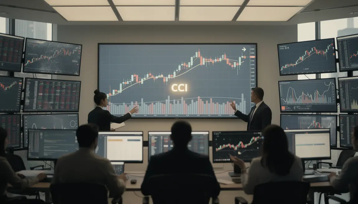 Graphique CCI bourse oscillateur et traders