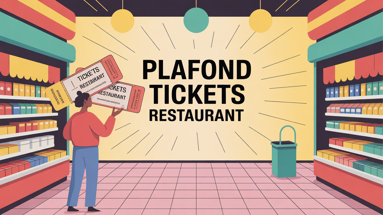 Combien de ticket restaurant par passage en caisse illustration caisse