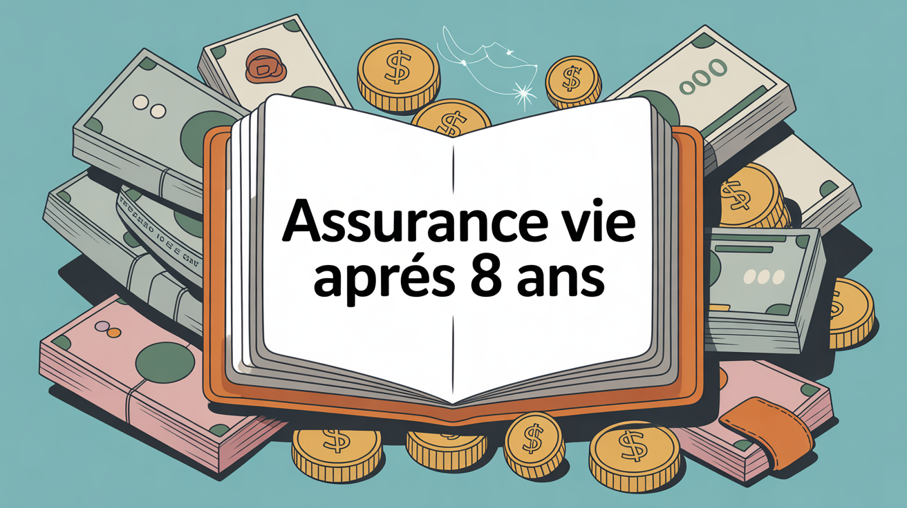 Illustration fiscalité assurance vie après 8 ans