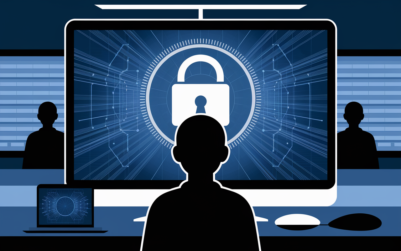 illustration securite telepaiement et donnees