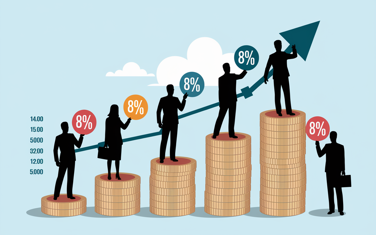 exemple cagr resultat progressif