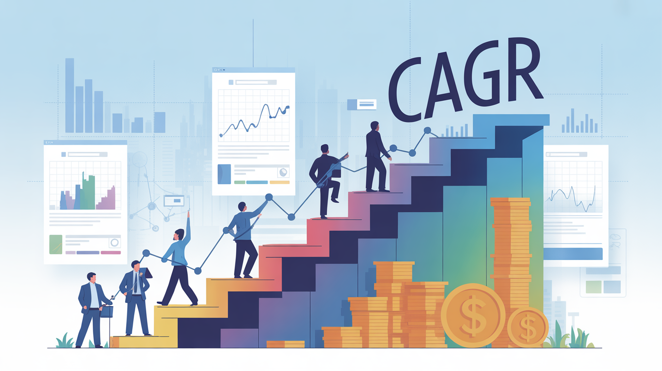 visualisation graphique cagr investissement
