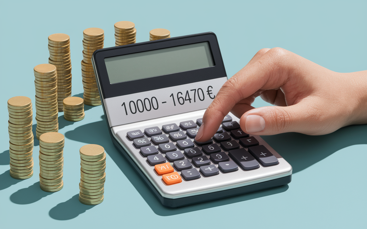 calcul intérêt composé avec tableau et calculatrice