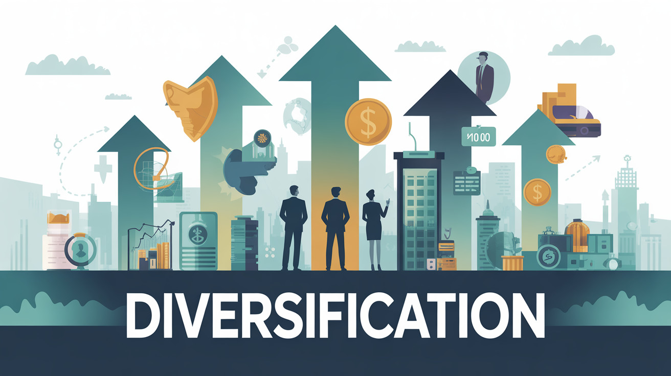 Diversification définition illustration sources de revenus