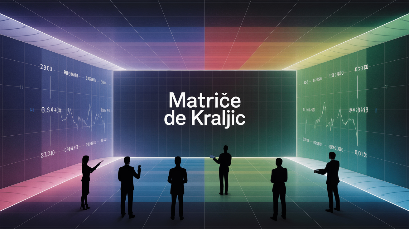 Vue segmentée de la matrice de kraljic, analyse professionnelle