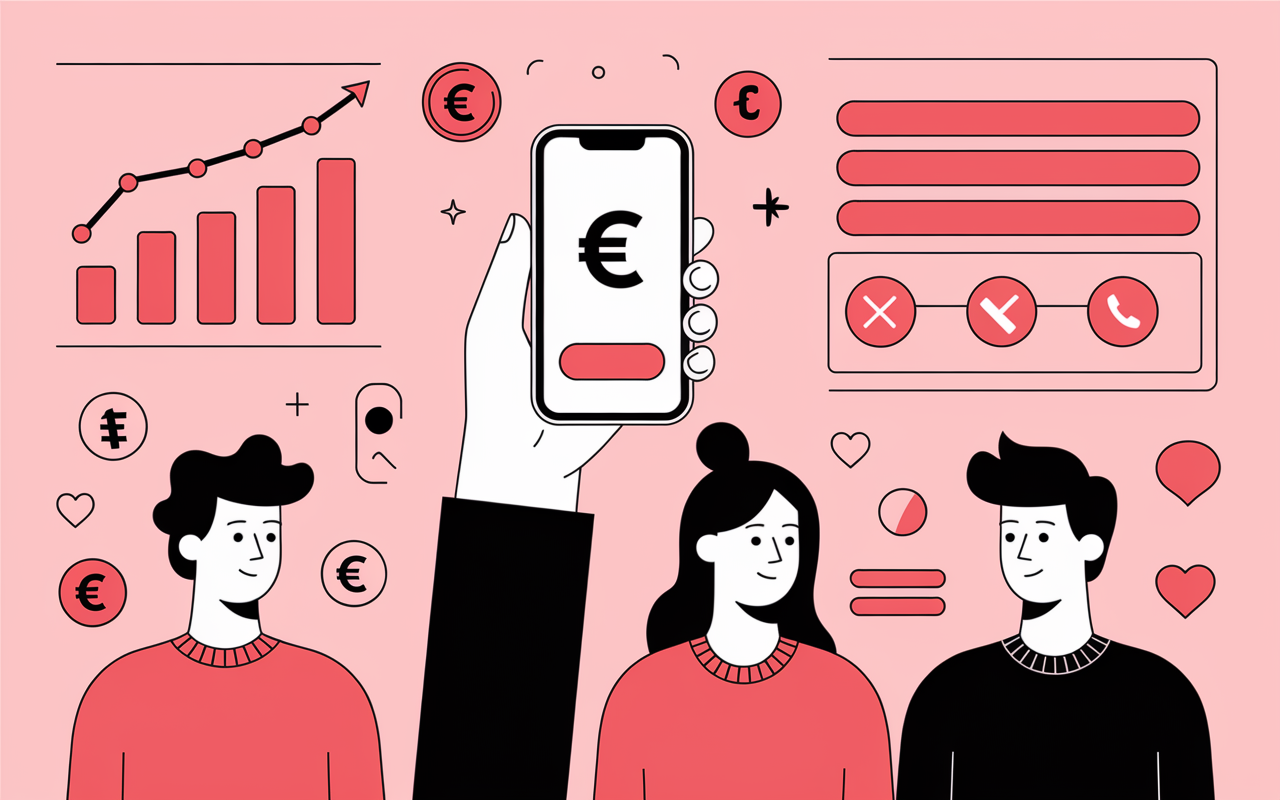 Shares actions securite smartphone