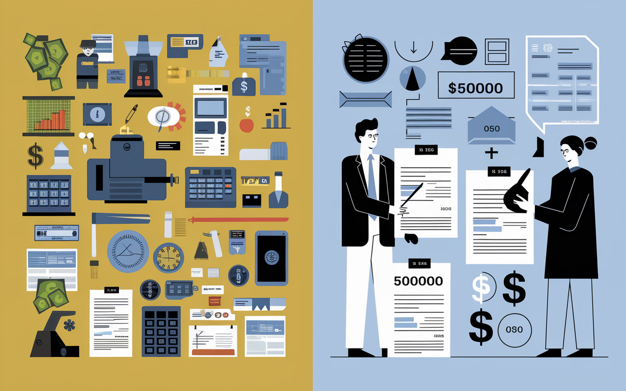 Illustration difference compte de résultat et bilan