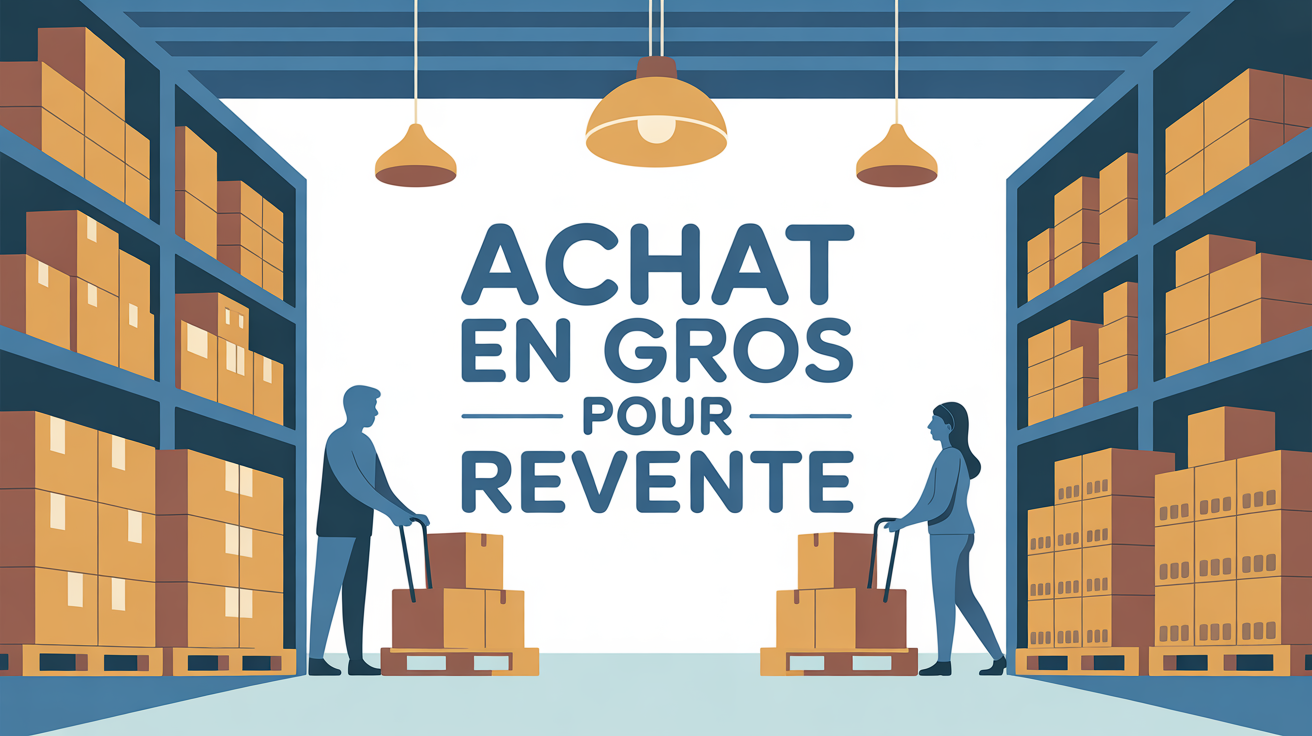 Entrepot achat en gros et revente avec palettes